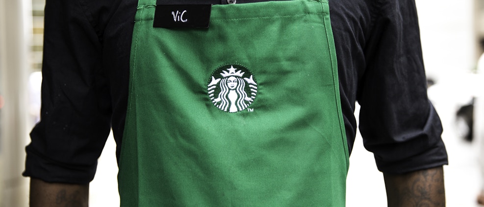 Starbucks apron