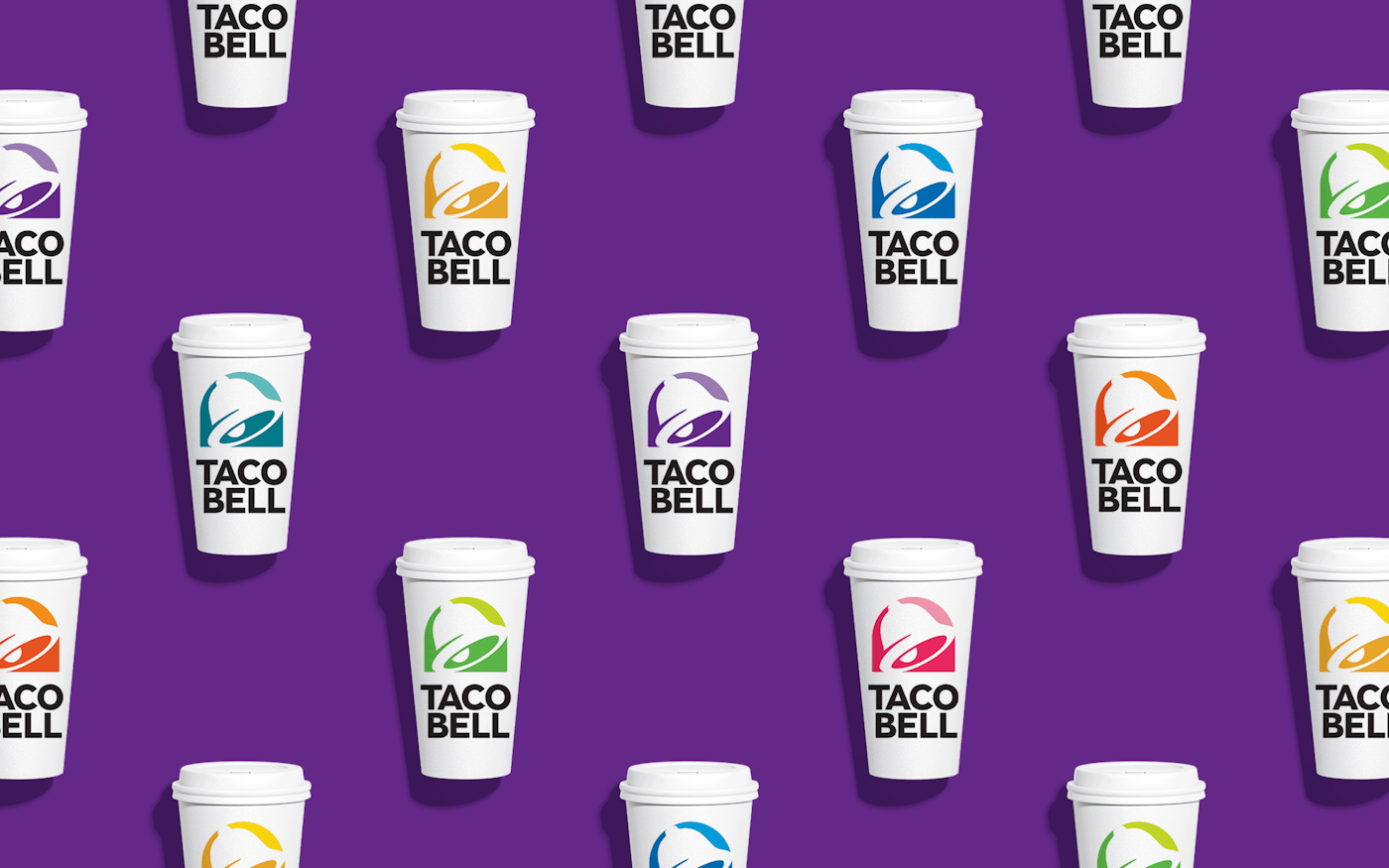 Taco Bell cups gif