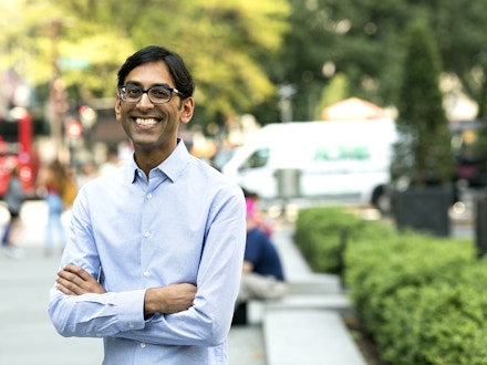 Outdoor photo of Nital Patel, Senior Partner of Brand Strategy